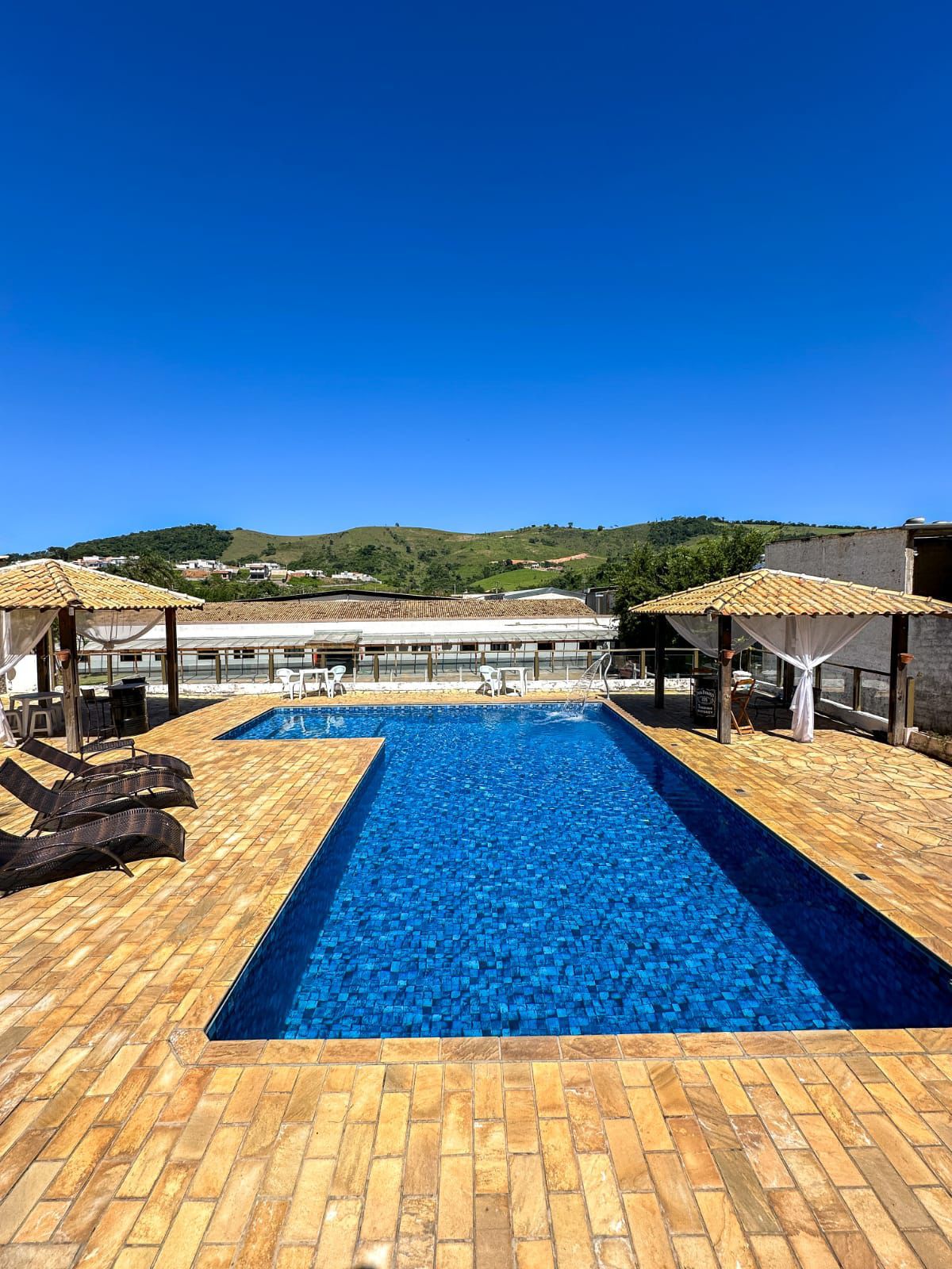Vista da pousada